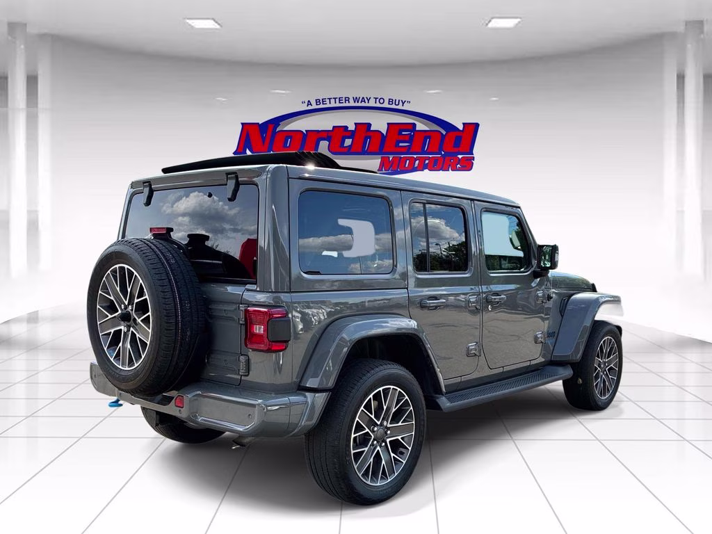2022 Sting-Gray Clearcoat Jeep Wrangler Unlimited Sahara High Altitude 4xe 4X4 SUV