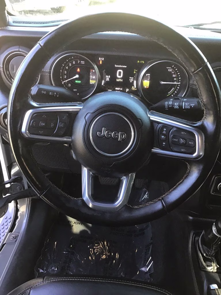 2022 Sting-Gray Clearcoat Jeep Wrangler Unlimited Sahara High Altitude 4xe 4X4 SUV