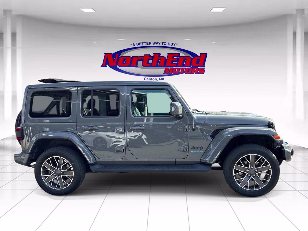 2022 Sting-Gray Clearcoat Jeep Wrangler Unlimited Sahara High Altitude 4xe 4X4 SUV