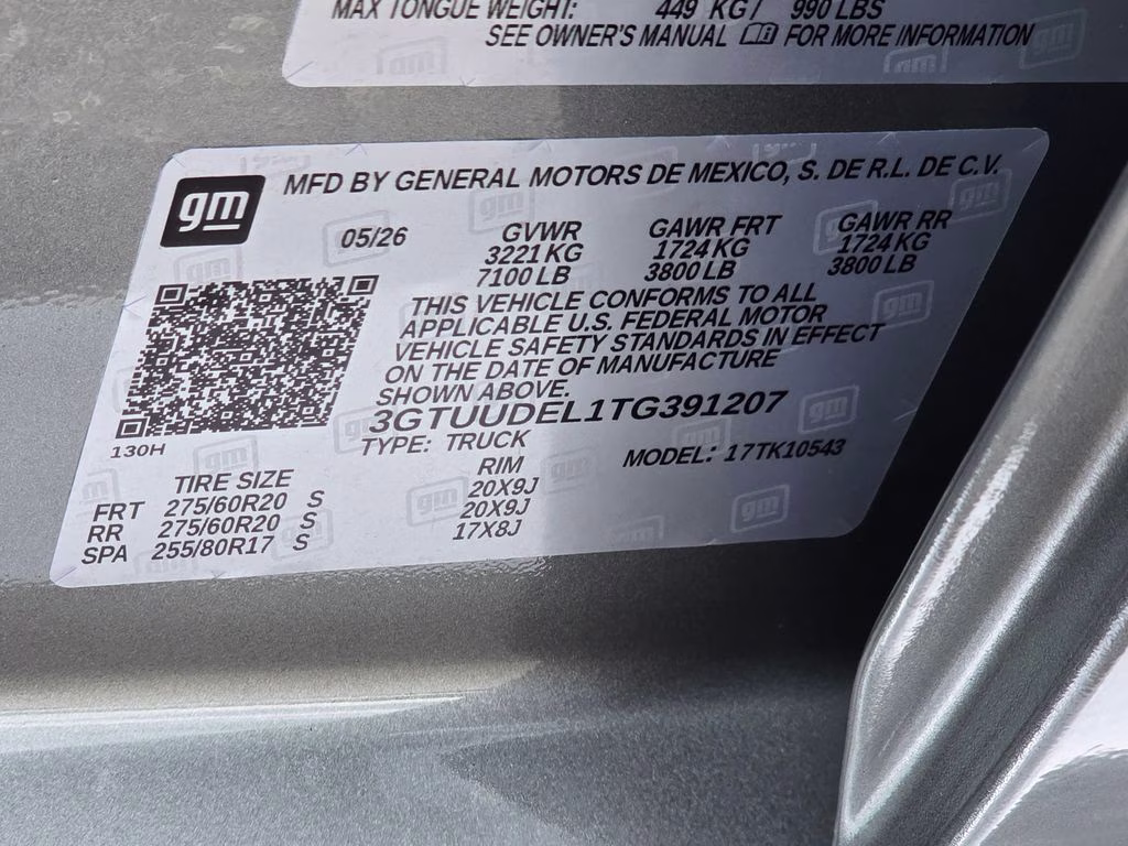 2026 Sterling Metallic GMC Sierra 1500 SLT 4X4 Truck