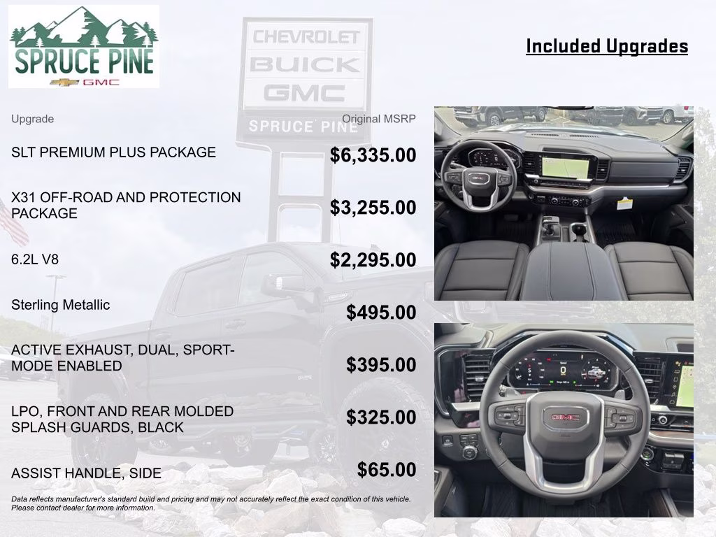 2026 Sterling Metallic GMC Sierra 1500 SLT 4X4 Truck