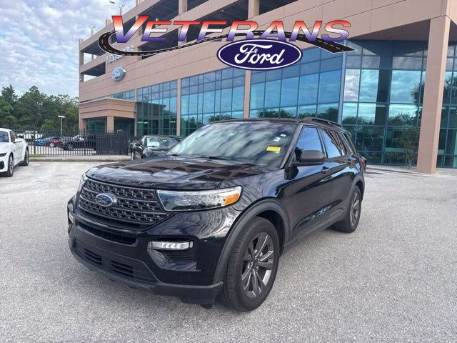 2021 Agate Black Metallic Ford Explorer XLT RWD SUV