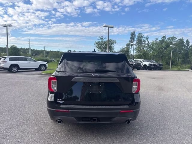 2021 Agate Black Metallic Ford Explorer XLT RWD SUV