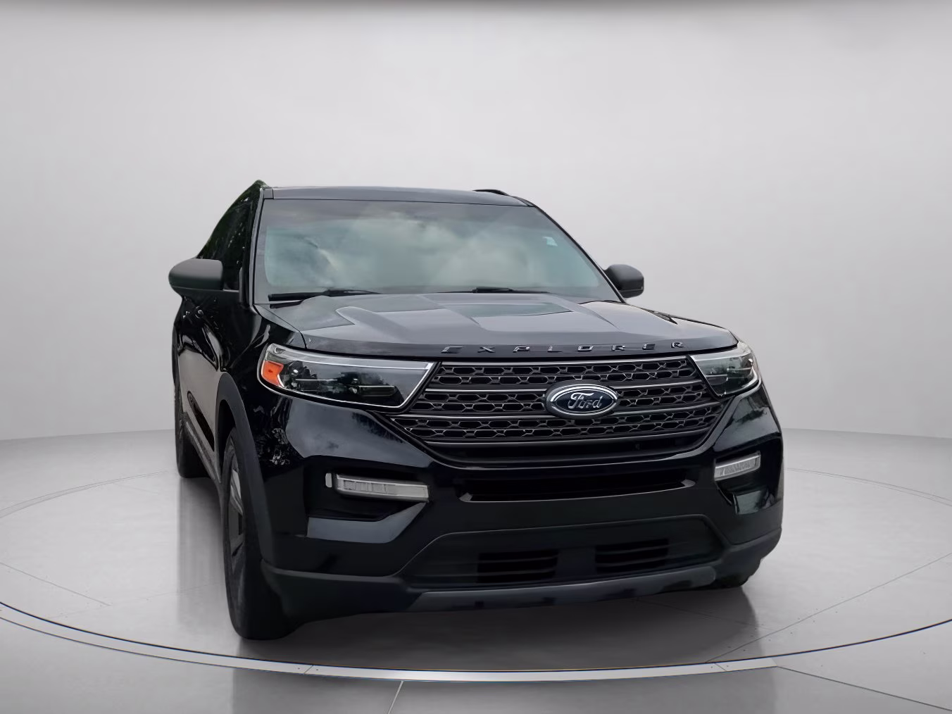 2021 Agate Black Metallic Ford Explorer XLT RWD SUV