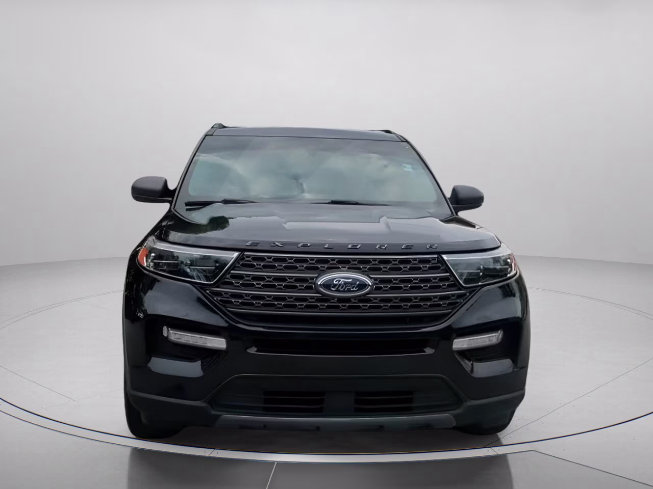 2021 Agate Black Metallic Ford Explorer XLT RWD SUV