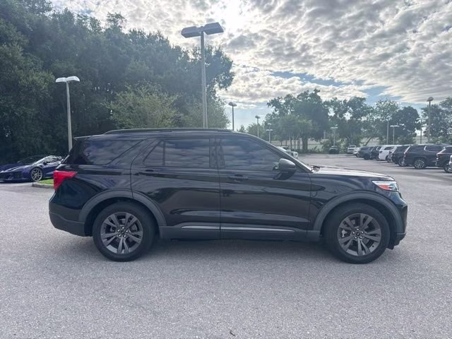2021 Agate Black Metallic Ford Explorer XLT RWD SUV