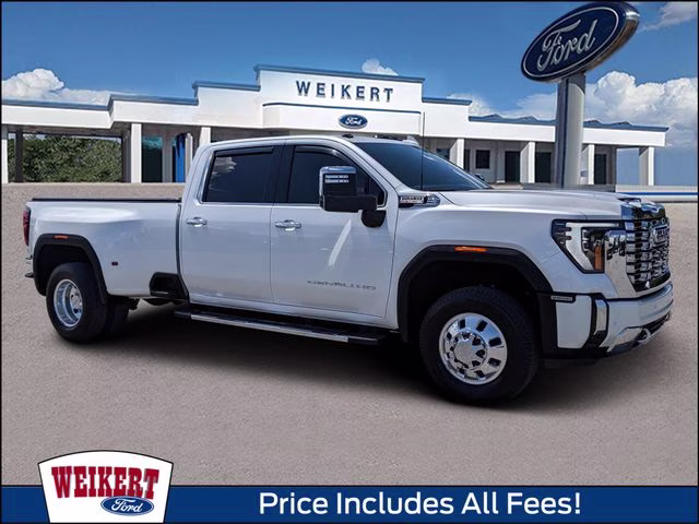 2025 White Frost Tricoat GMC Sierra 3500HD Denali 4X4 Truck