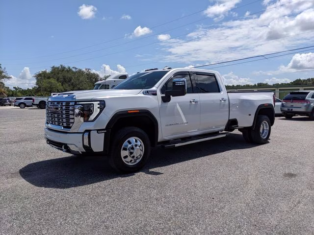 2025 White Frost Tricoat GMC Sierra 3500HD Denali 4X4 Truck