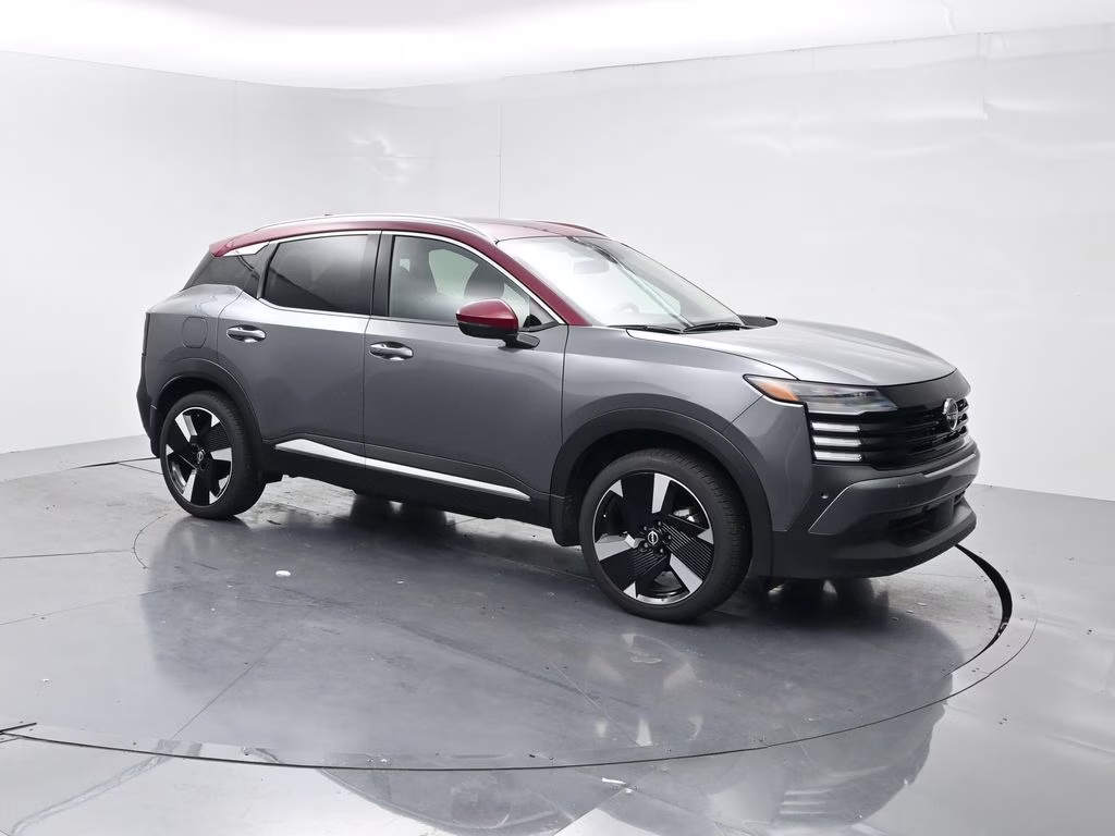 2025 Gun Metallic/Scarlet Ember Tintcoat Nissan Kicks SR AWD SUV
