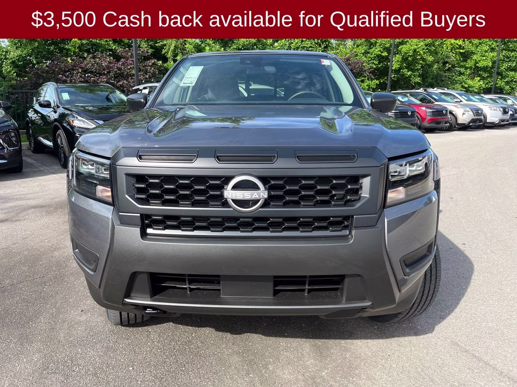 2026 Gun Metallic Nissan Frontier S 4X4 Truck