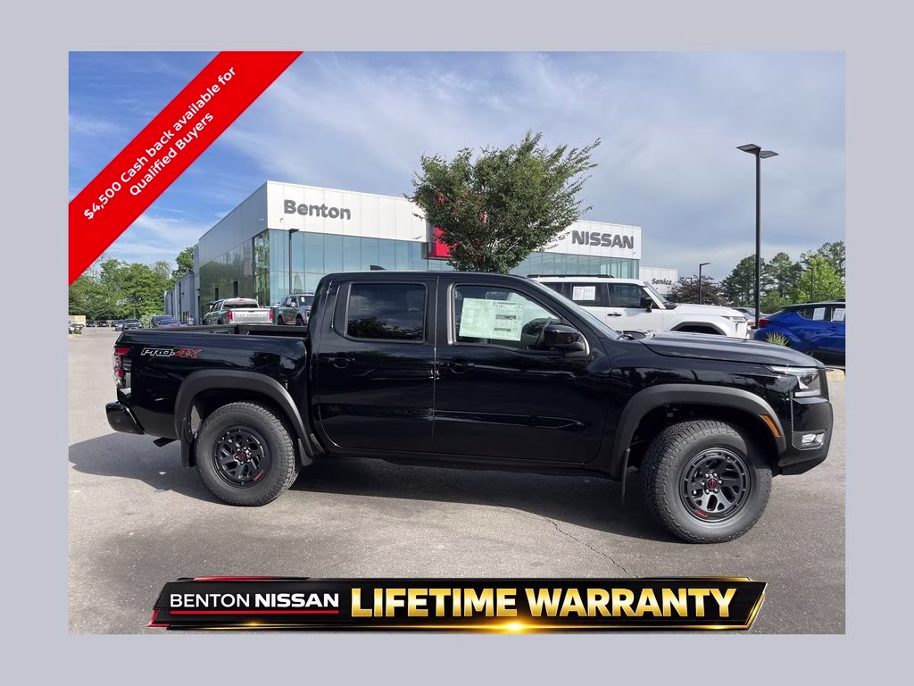 2026 Super Black Nissan Frontier PRO-4X 4X4 Truck