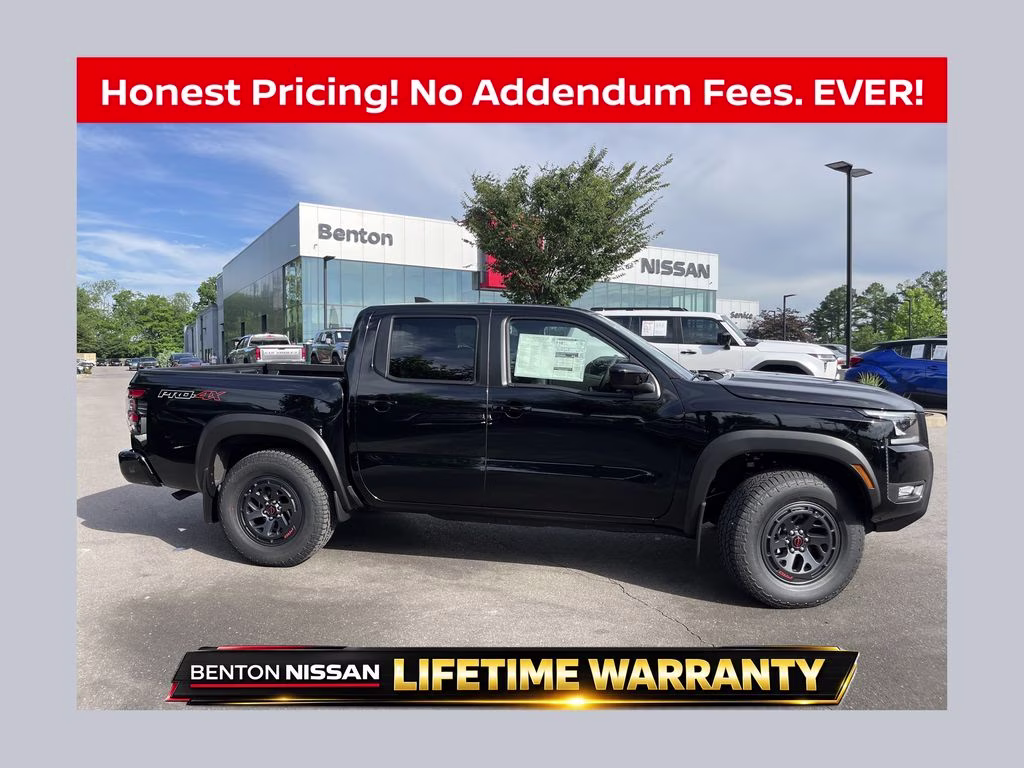 2026 Super Black Nissan Frontier PRO-4X 4X4 Truck