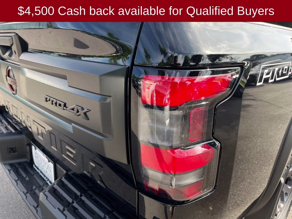 2026 Super Black Nissan Frontier PRO-4X 4X4 Truck