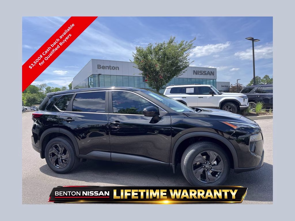 2026 Super Black Nissan Rogue SV FWD SUV