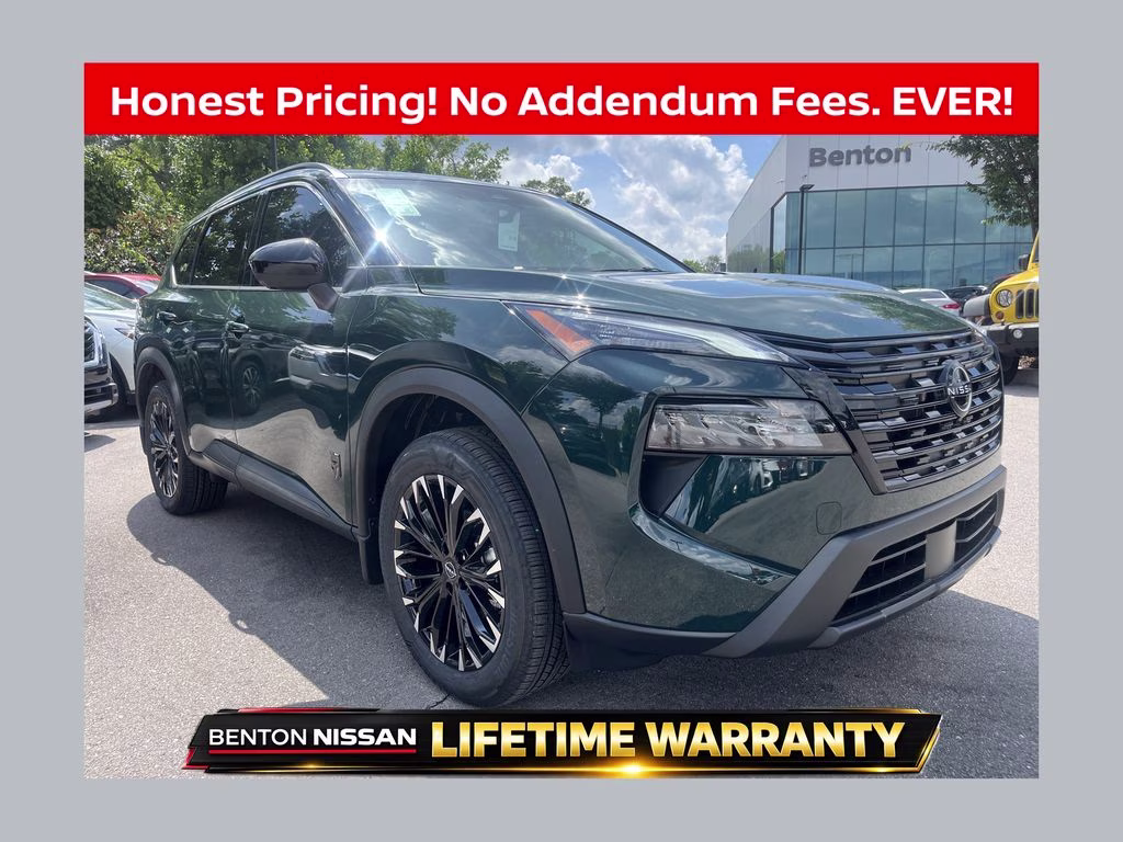2026 Obsidian Green Nissan Rogue Dark Armor FWD SUV