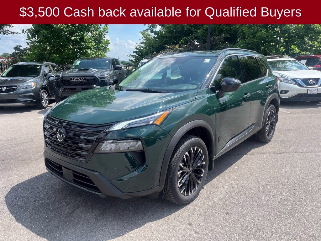 2026 Obsidian Green Nissan Rogue Dark Armor FWD SUV
