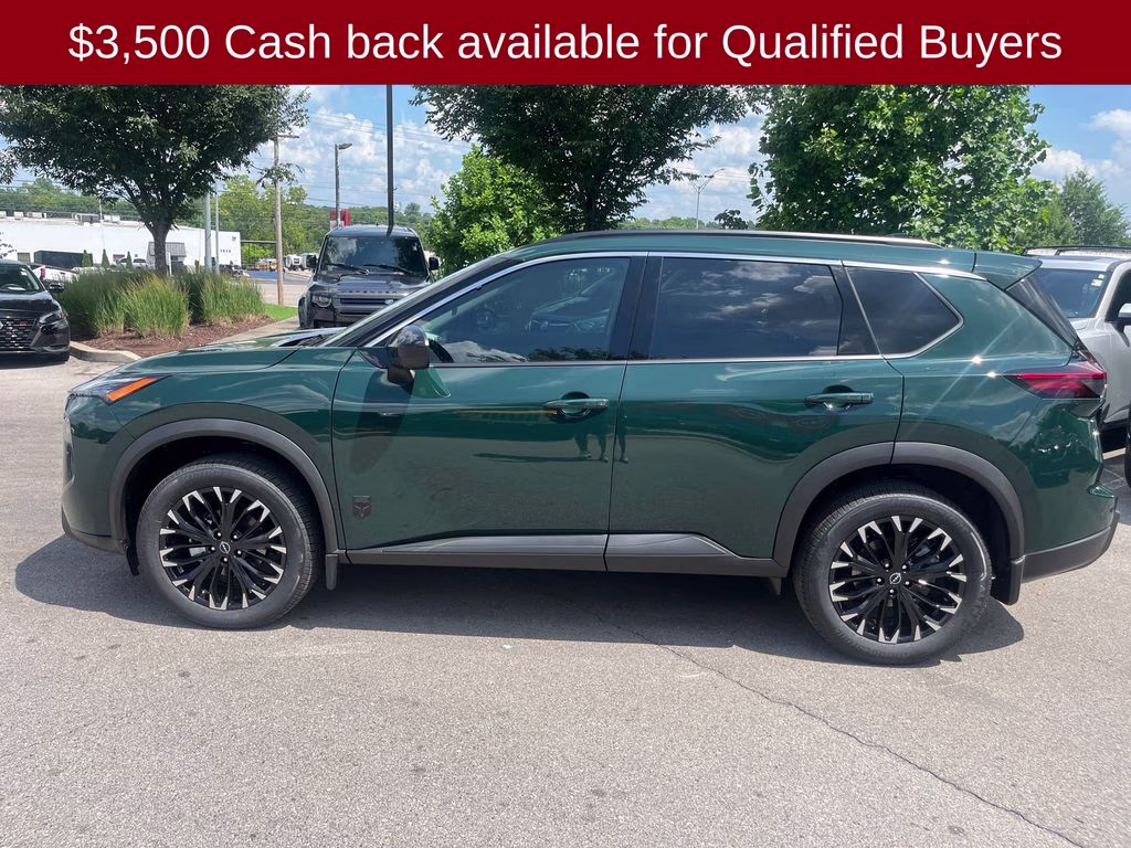 2026 Obsidian Green Nissan Rogue Dark Armor FWD SUV