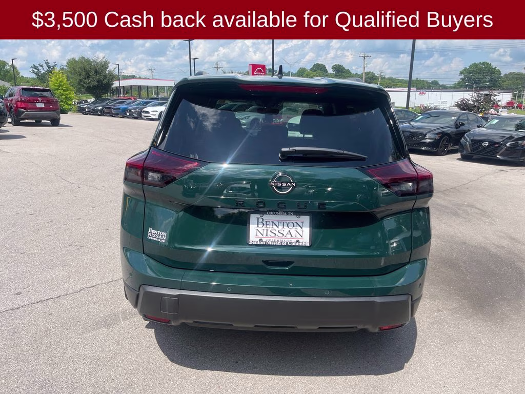 2026 Obsidian Green Nissan Rogue Dark Armor FWD SUV