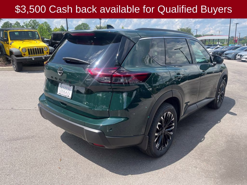 2026 Obsidian Green Nissan Rogue Dark Armor FWD SUV