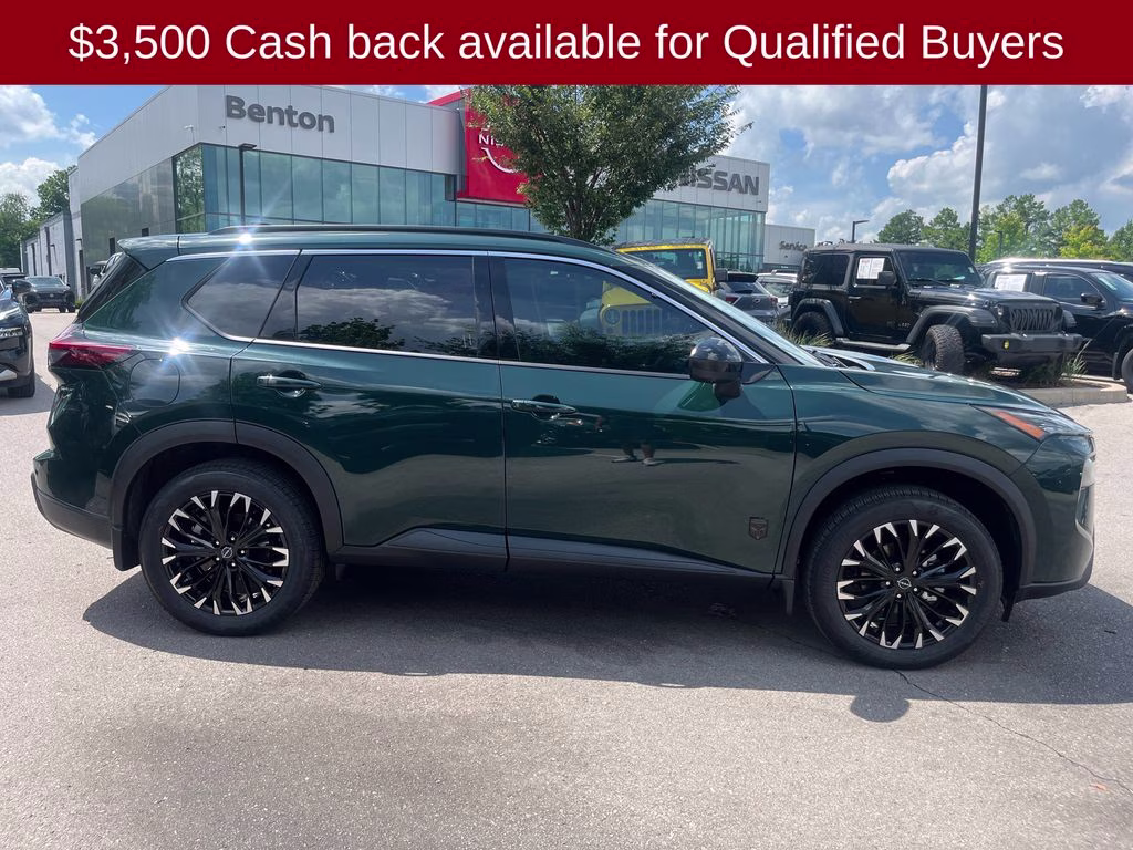 2026 Obsidian Green Nissan Rogue Dark Armor FWD SUV
