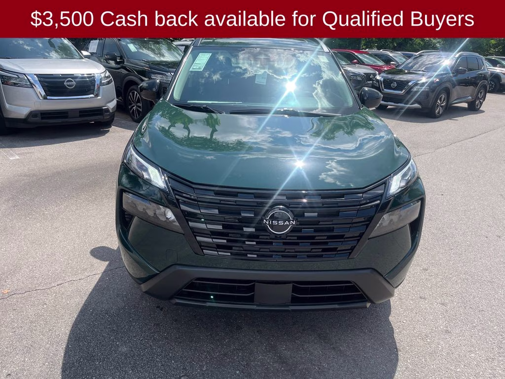 2026 Obsidian Green Nissan Rogue Dark Armor FWD SUV