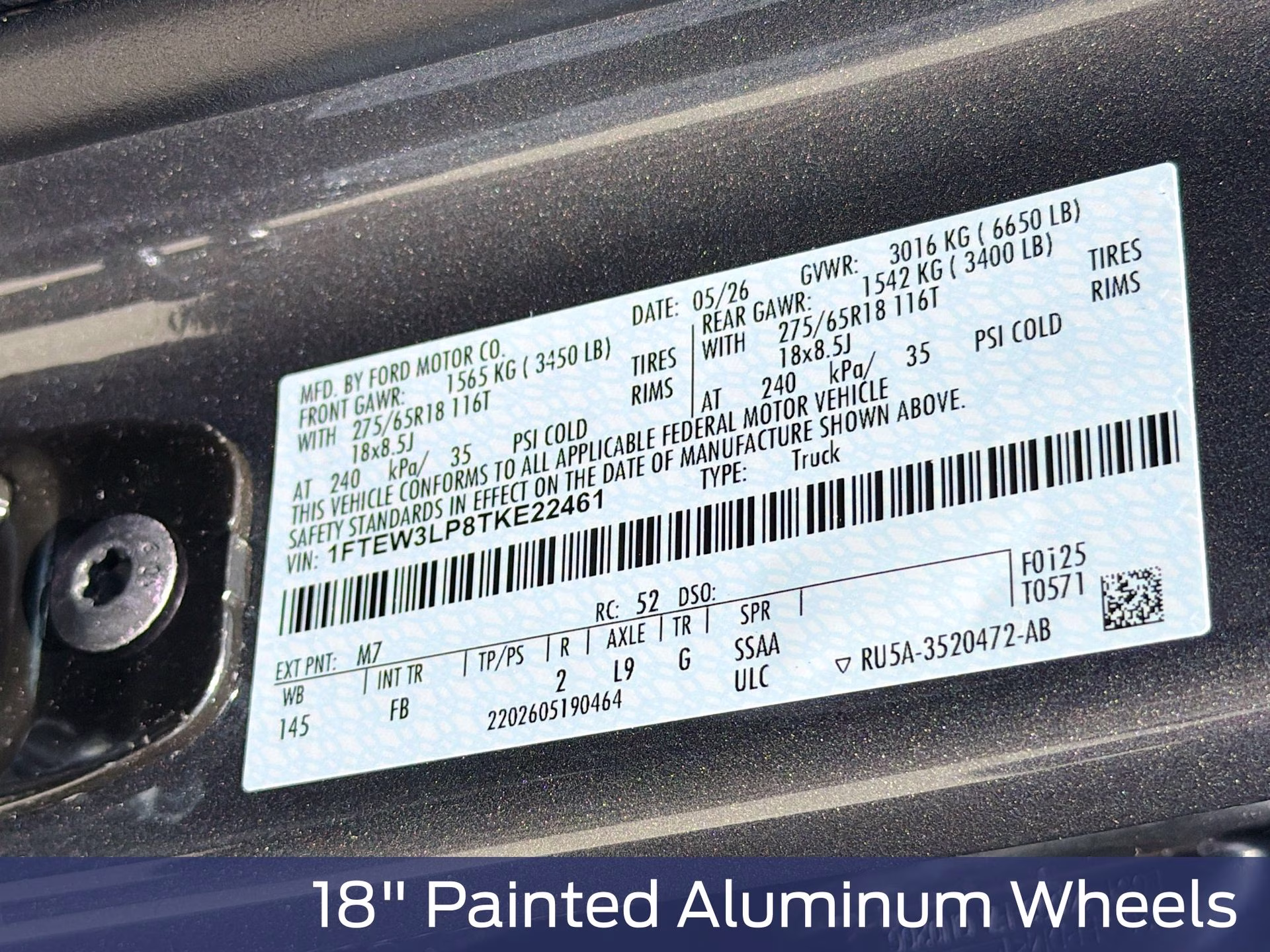 2026 Carbonized Gray Metallic Ford F-150 XLT 4X4 Truck