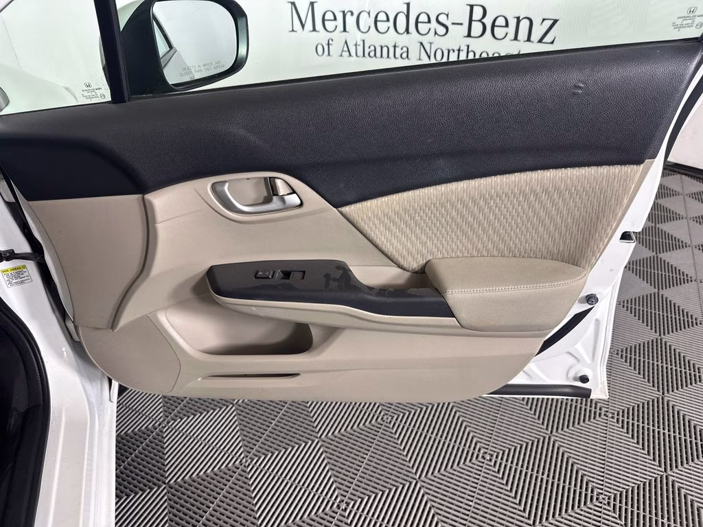2014 Taffeta White Honda Civic LX FWD Sedan