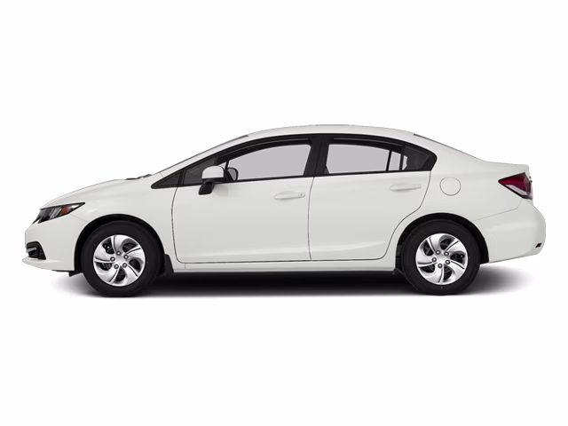 2014 Taffeta White Honda Civic LX FWD Sedan