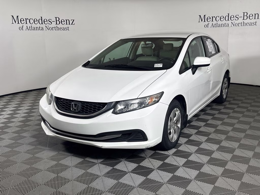 2014 Taffeta White Honda Civic LX FWD Sedan