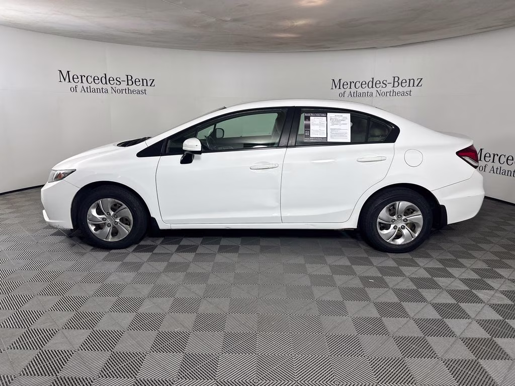 2014 Taffeta White Honda Civic LX FWD Sedan