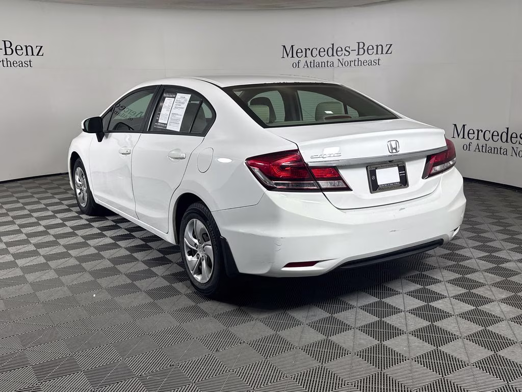 2014 Taffeta White Honda Civic LX FWD Sedan