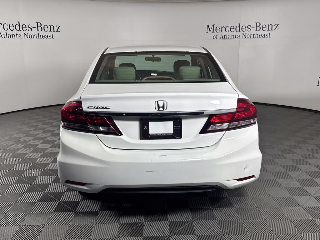 2014 Taffeta White Honda Civic LX FWD Sedan