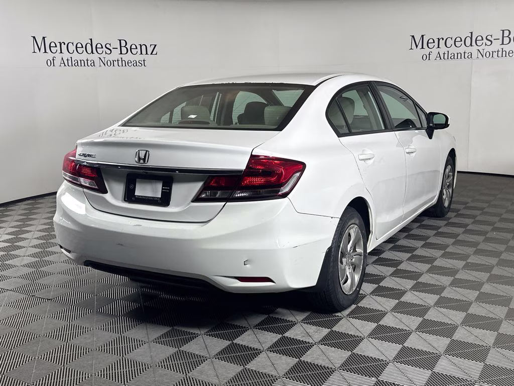 2014 Taffeta White Honda Civic LX FWD Sedan