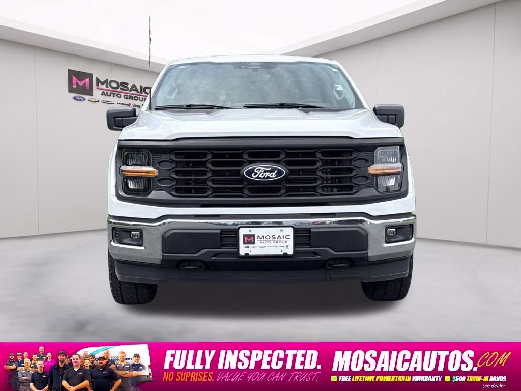 2024 White Ford F-150 XL 4X4 Truck