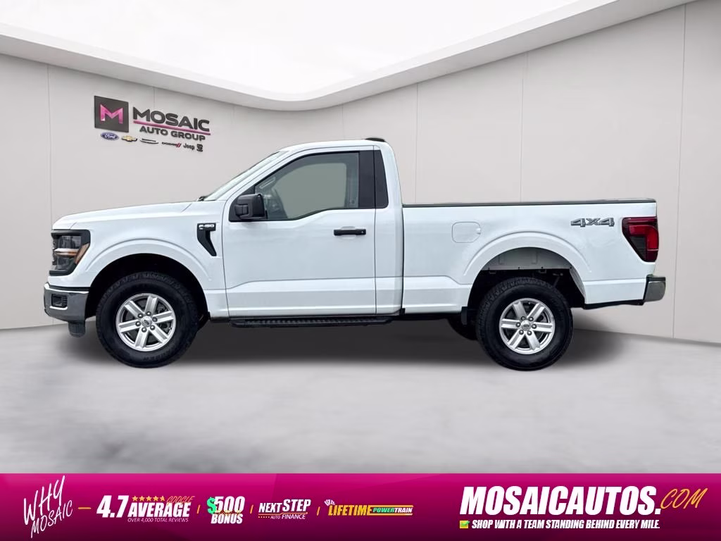2024 White Ford F-150 XL 4X4 Truck