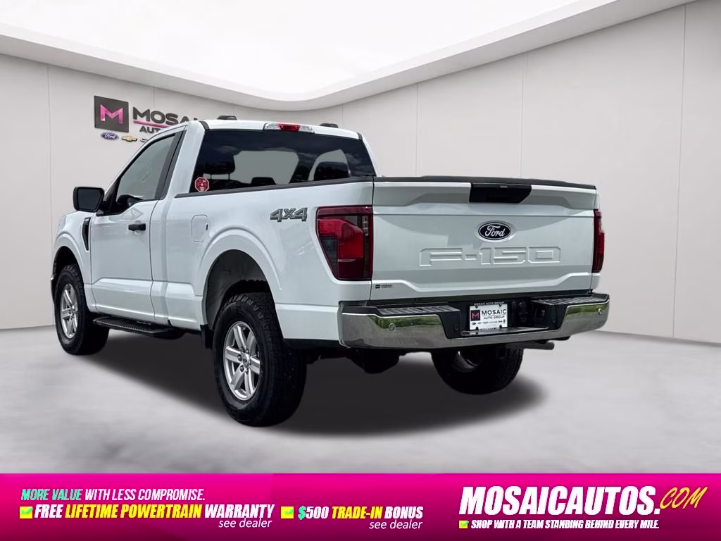 2024 White Ford F-150 XL 4X4 Truck