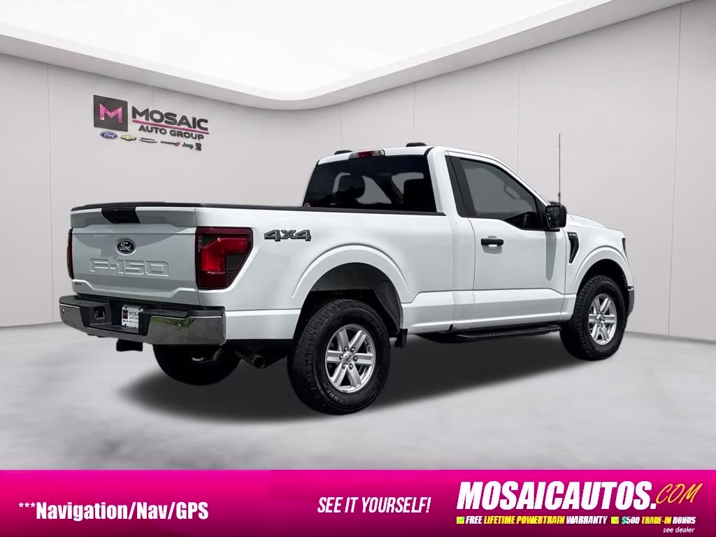 2024 White Ford F-150 XL 4X4 Truck