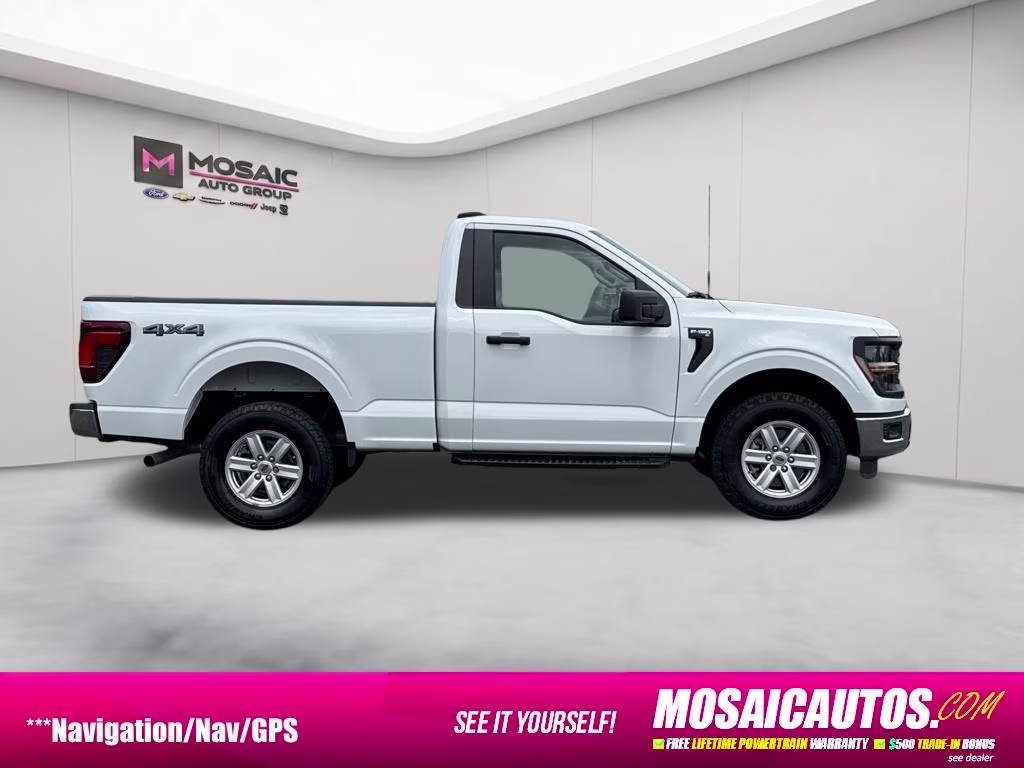 2024 White Ford F-150 XL 4X4 Truck