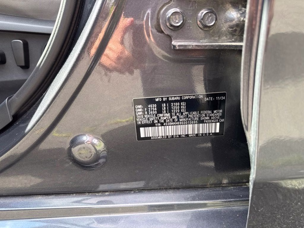 2025 Magnetite Gray Metallic Subaru Legacy Limited AWD Sedan