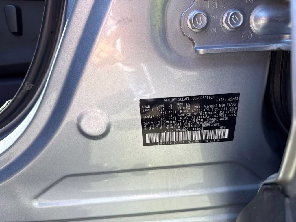 2023 Ice Silver Metallic Subaru Ascent Premium AWD SUV