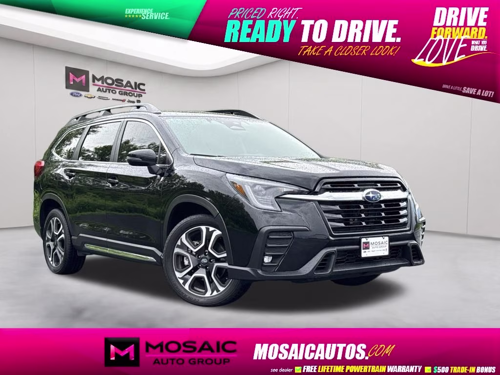 2023 Crystal Black Silica Subaru Ascent Limited AWD SUV