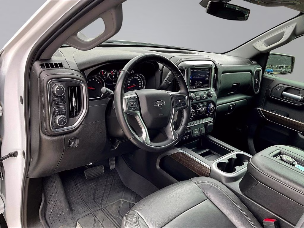 2019 Summit White Chevrolet Silverado 1500 LT Trail Boss 4X4 Truck