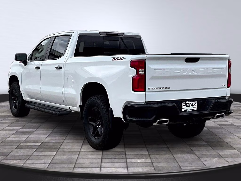 2019 Summit White Chevrolet Silverado 1500 LT Trail Boss 4X4 Truck