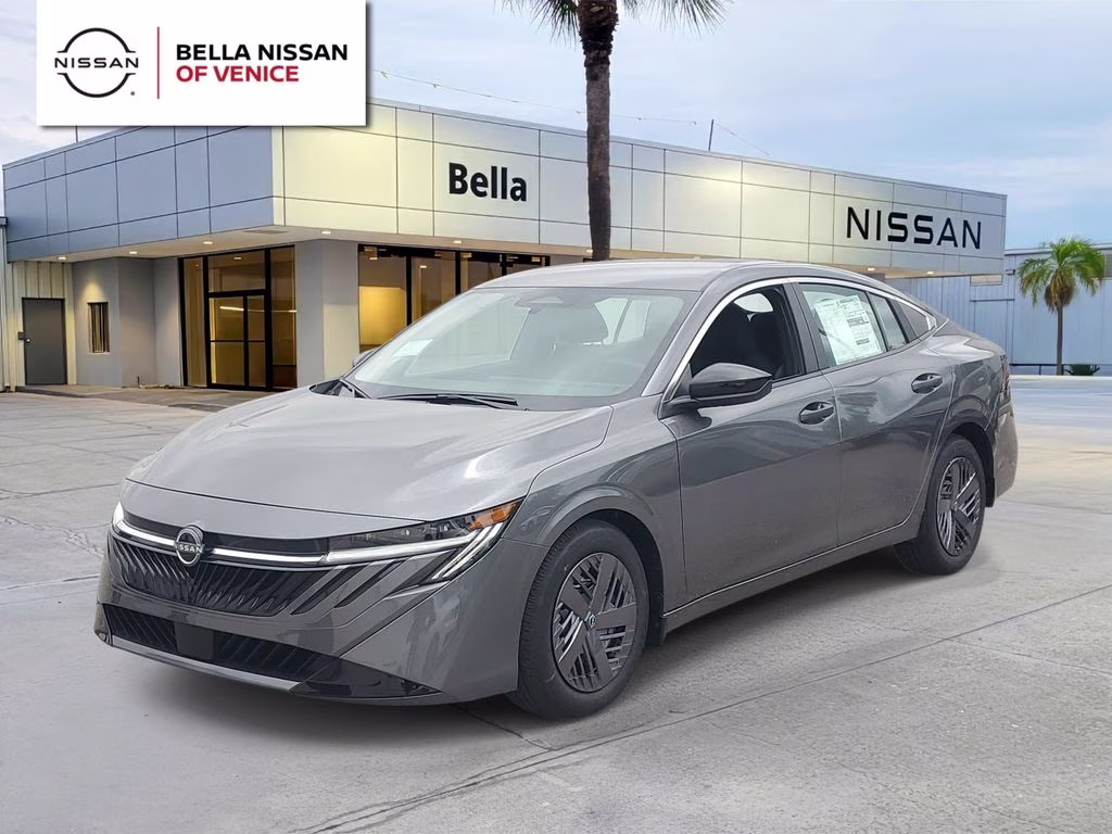 2026 Gun Metallic Nissan Sentra S FWD Sedan