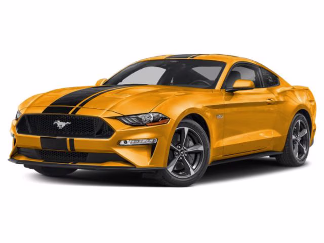 2022 Orange Metallic Ford Mustang GT Premium RWD Coupe