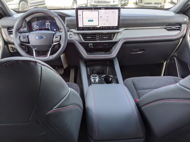 2026 Star White Metallic Tri-Coat Ford Explorer ST 4X4 SUV