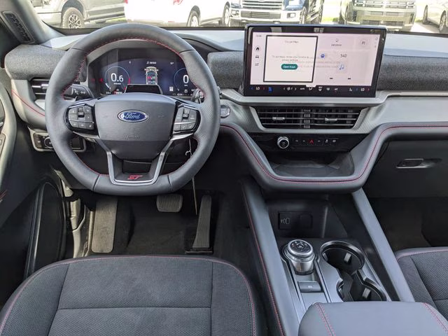 2026 Star White Metallic Tri-Coat Ford Explorer ST 4X4 SUV