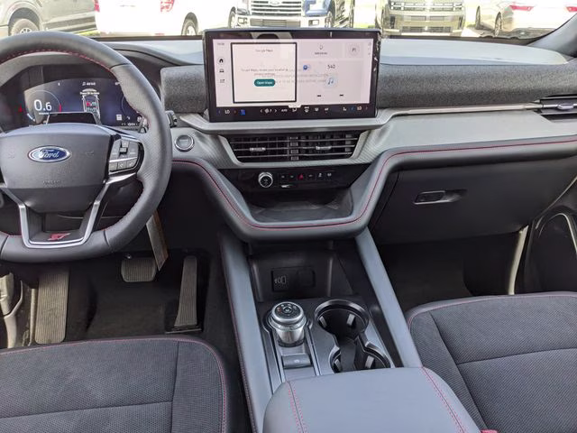 2026 Star White Metallic Tri-Coat Ford Explorer ST 4X4 SUV