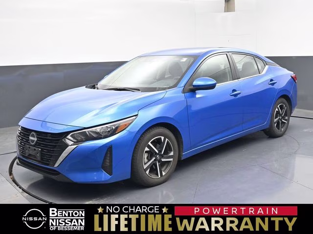 2025 Electric Blue Metallic Nissan Sentra SV FWD Sedan