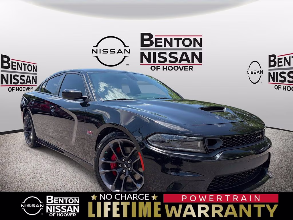 2022 Pitch Black Clearcoat Dodge Charger R/T Scat Pack RWD Sedan